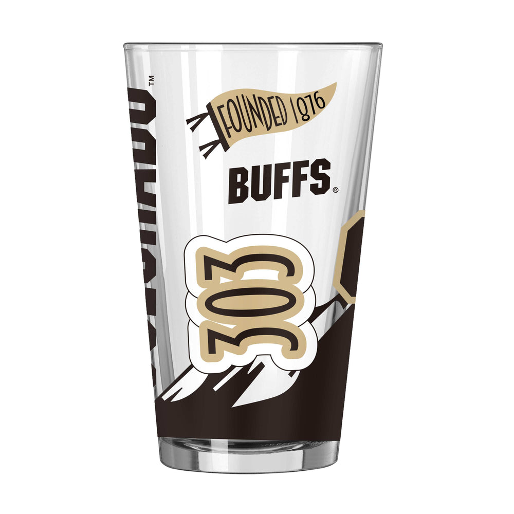 Colorado 16oz Native Pint Glass - Logo Brands - Flyclothing LLC