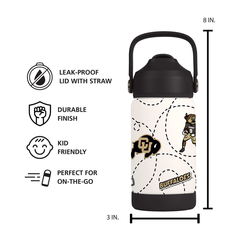 Colorado 12oz Mascot SS Kids Bottle - Logo Brands - Flyclothing LLC