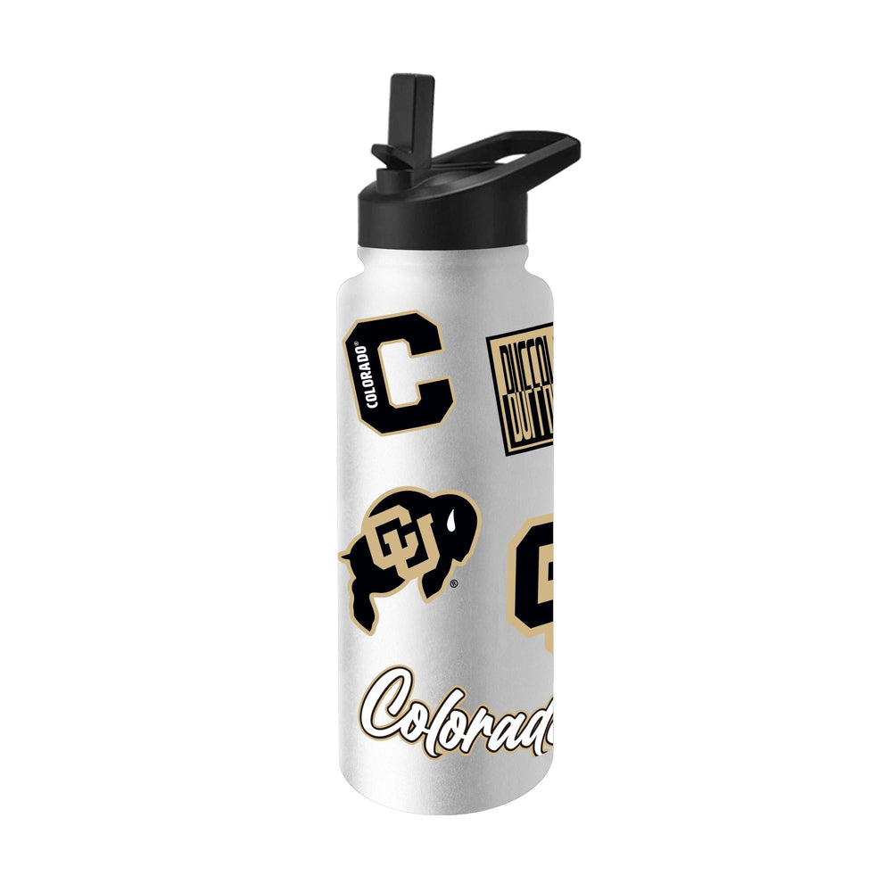 Colorado 34oz White Dreamweave Quencher Bottle - Logo Brands - Flyclothing LLC