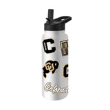 Colorado 34oz White Dreamweave Quencher Bottle - Logo Brands - Flyclothing LLC