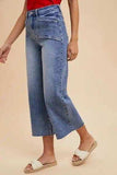 Annie Wear High Rise Wide Leg Jeans - Trendsi - Flyclothing LLC