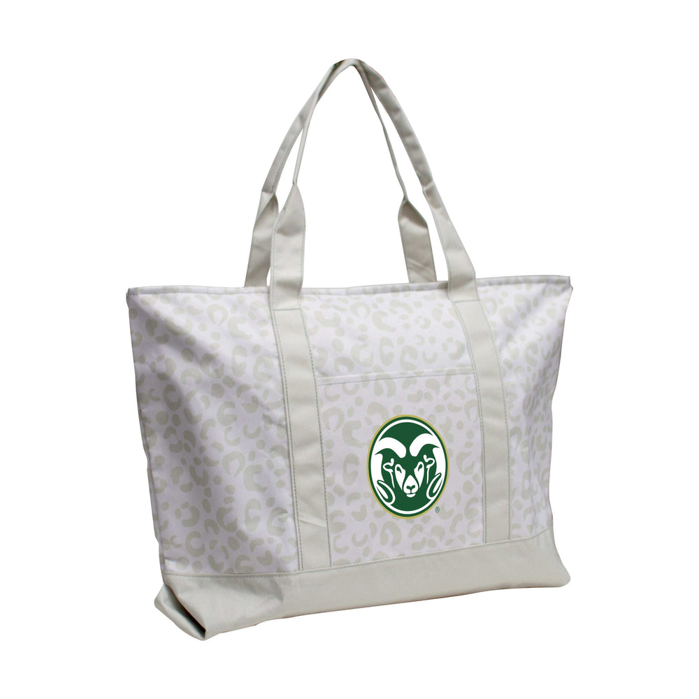 Colorado State Leopard Pattern Tote - Logo Brands - Flyclothing LLC