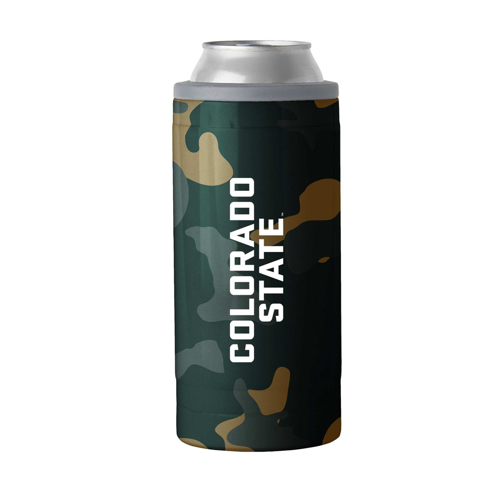 Colorado State Camo Swagger 12oz Slim Can Coolie - Logo Brands - Flyclothing LLC