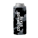 Colorado State Black Camo 12oz Slim Can Coolie - Logo Brands - Flyclothing LLC