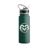 Colorado State 25oz Campus Color Letterman Stainless Single Wall Flip Top Bottle - Logo Brands - Flyclothing LLC