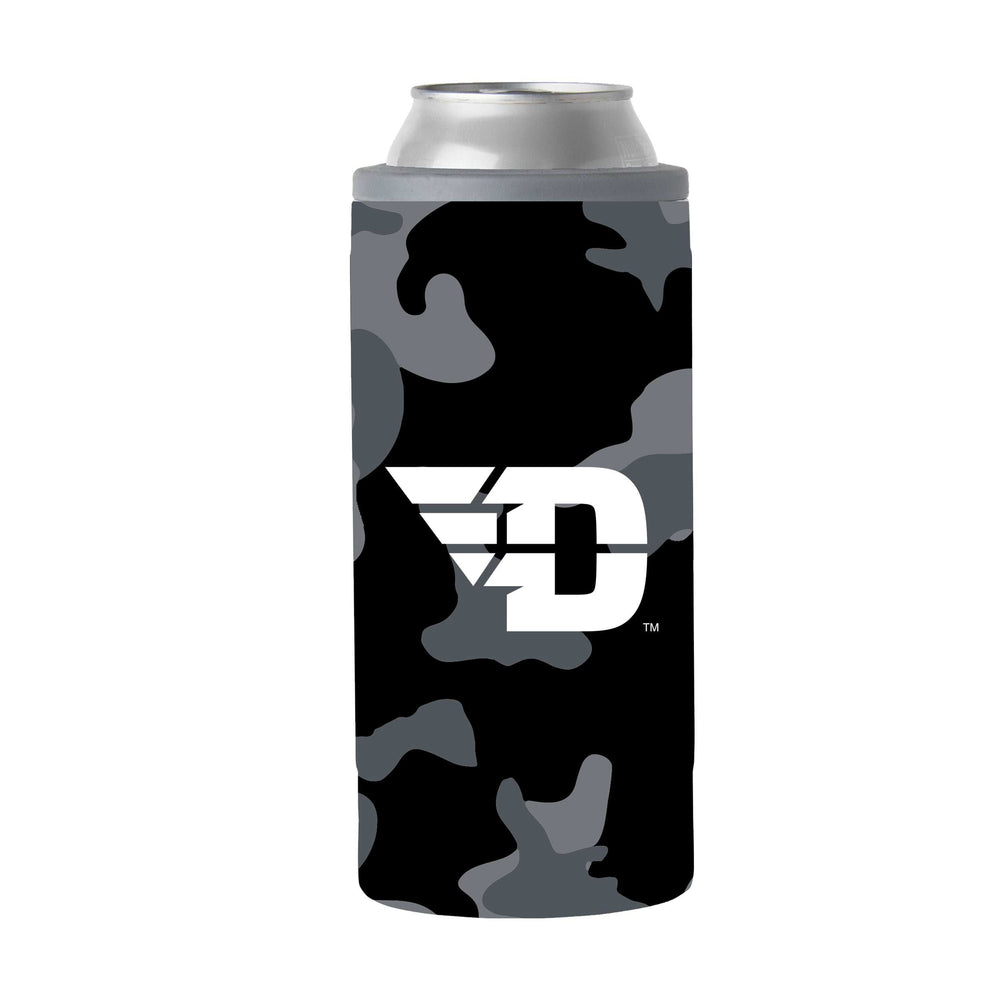 Dayton Black Camo 12oz Slim Can Coolie - Logo Brands - Flyclothing LLC