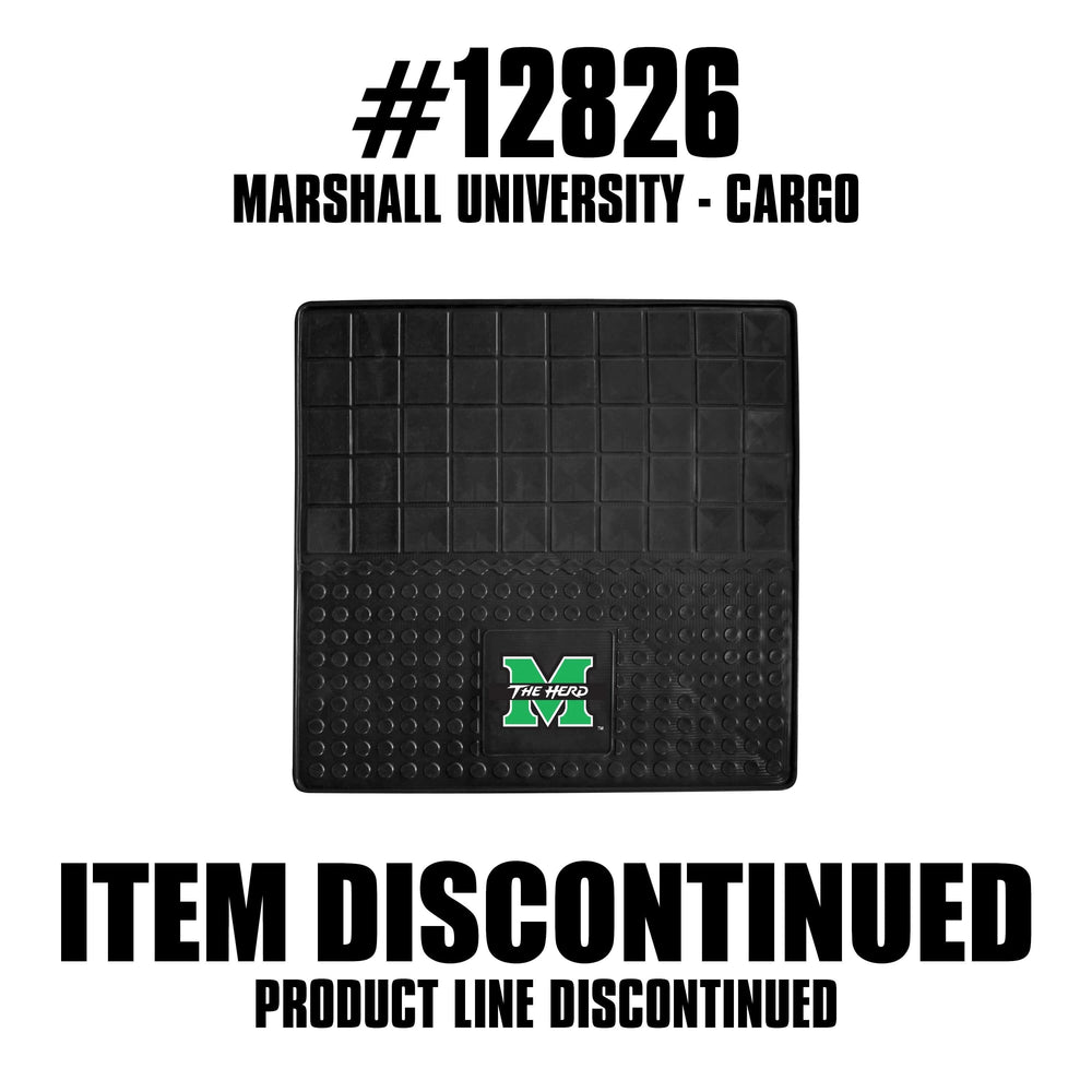 Marshall Thundering Herd Heavy Duty Cargo Mat 31"x31" - Marshall
