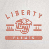 Liberty University Red Logo Sublimated Sweatshirt Blanket - Logo Brands - Flyclothing LLC