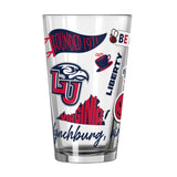Liberty University 16oz Native Pint Glass - Logo Brands - Flyclothing LLC