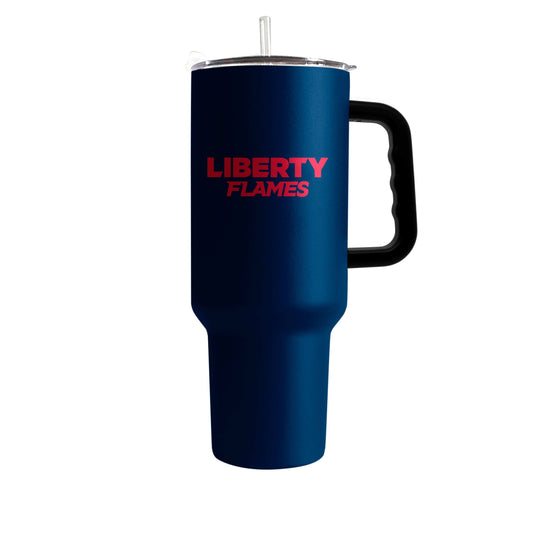 Liberty University 40oz Flipside Powder Coat Tumbler - Logo Brands - Flyclothing LLC
