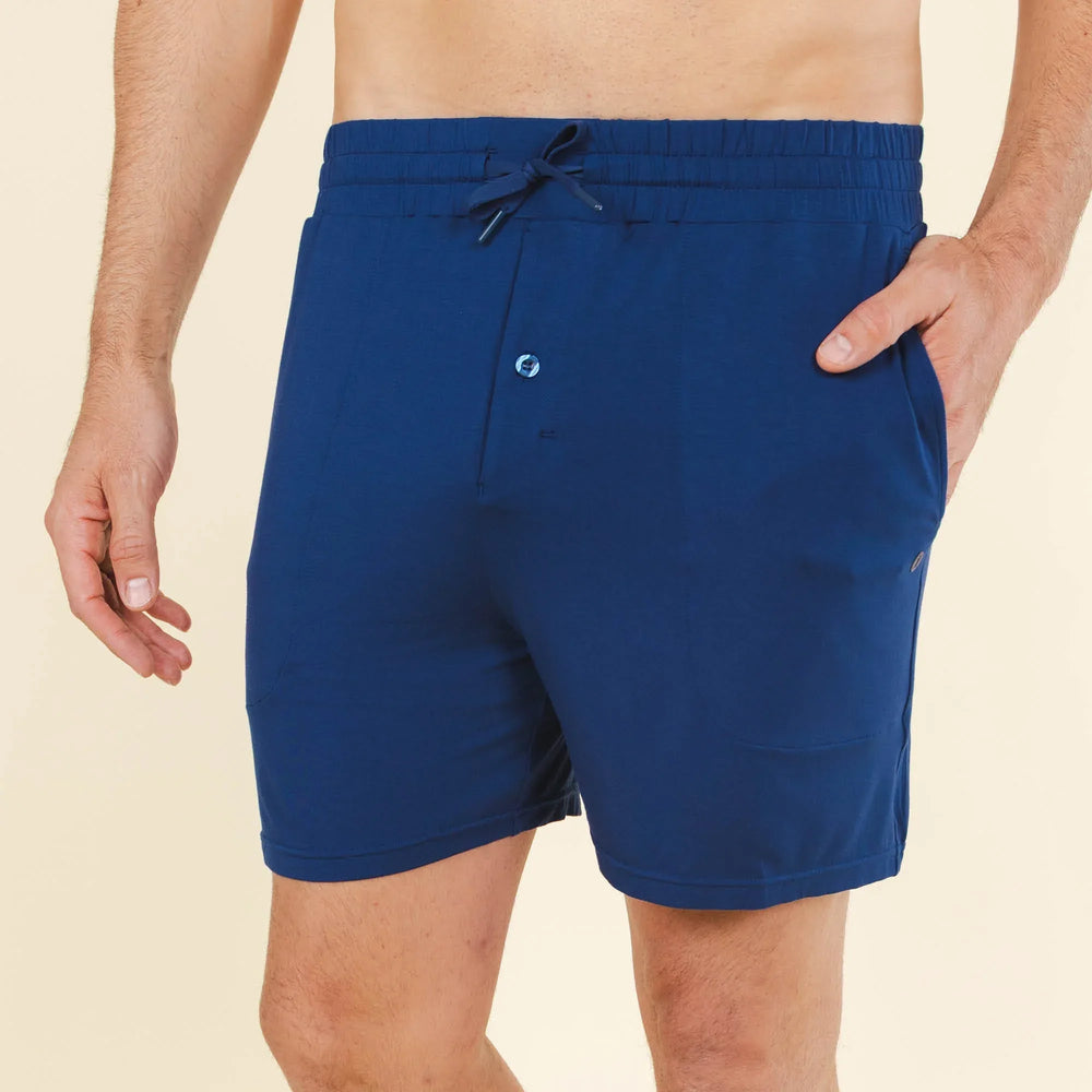 The Big Blue | Navy SleepDeep™ Men’s Pajama Shorts - Shinesty - Flyclothing LLC