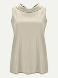 Full Size Round Neck Sleeveless Top - Trendsi - Flyclothing LLC