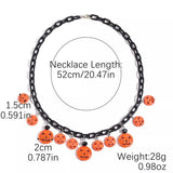 Halloween Skull Ghost Charm Necklace - Trendsi - Flyclothing LLC