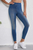 High Waist Skinny Jeans - Trendsi - Flyclothing LLC