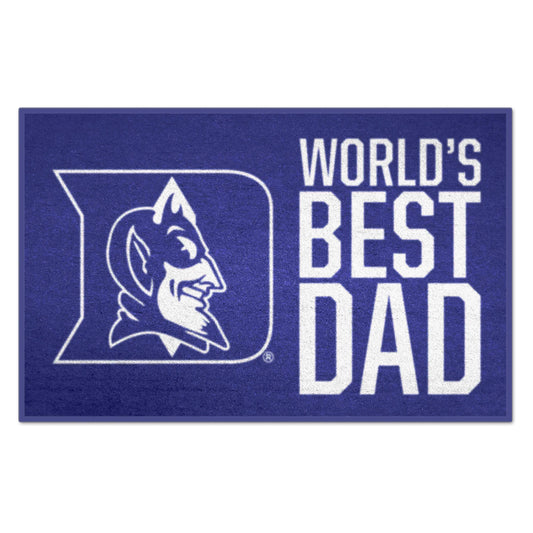Duke University Starter Mat - World's Best Dad - Logo Brands - Flyclothing LLC