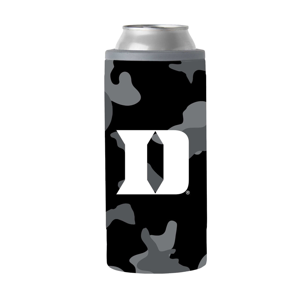 Duke Black Camo 12oz Slim Can Coolie - Logo Brands - Flyclothing LLC
