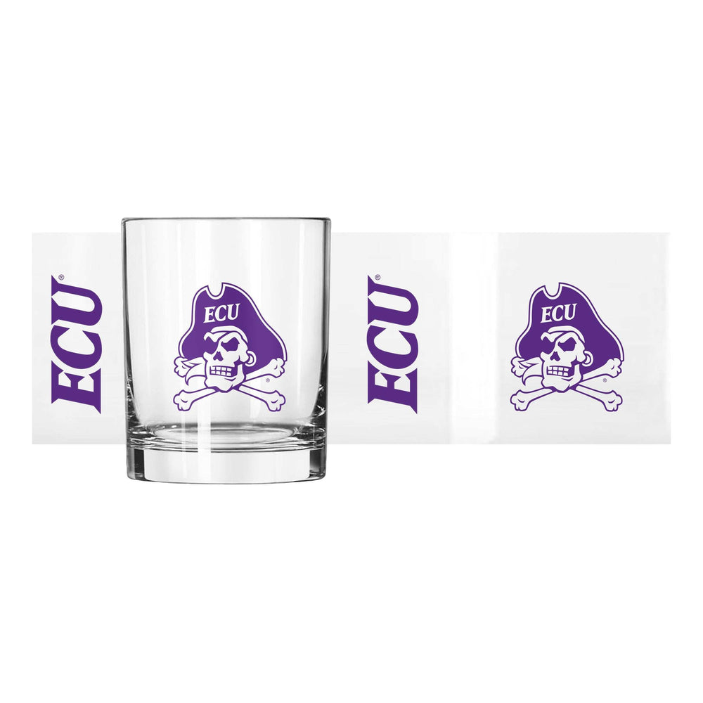 East Carolina 14oz Gameday Rocks Glass - Logo Brands - Flyclothing LLC