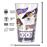 East Carolina 16oz Native Pint Glass - Logo Brands - Flyclothing LLC