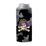 East Carolina Black Camo 12oz Slim Can Coolie - Logo Brands - Flyclothing LLC