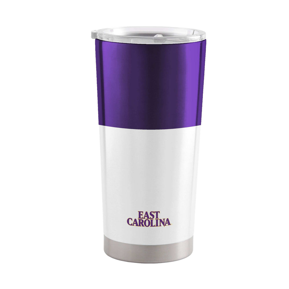 East Carolina Colorblock 20oz Stainless Tumbler - Logo Brands - Flyclothing LLC