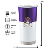 East Carolina Colorblock 20oz Stainless Tumbler - Logo Brands - Flyclothing LLC