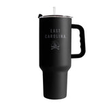 East Carolina 40oz Black Tonal Powder Coat Tumbler - Logo Brands - Flyclothing LLC