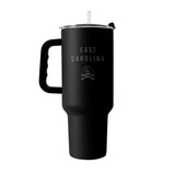 East Carolina 40oz Black Tonal Powder Coat Tumbler - Logo Brands - Flyclothing LLC