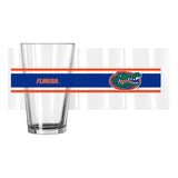 Florida 16oz Stripe Pint Glass - Logo Brands - Flyclothing LLC