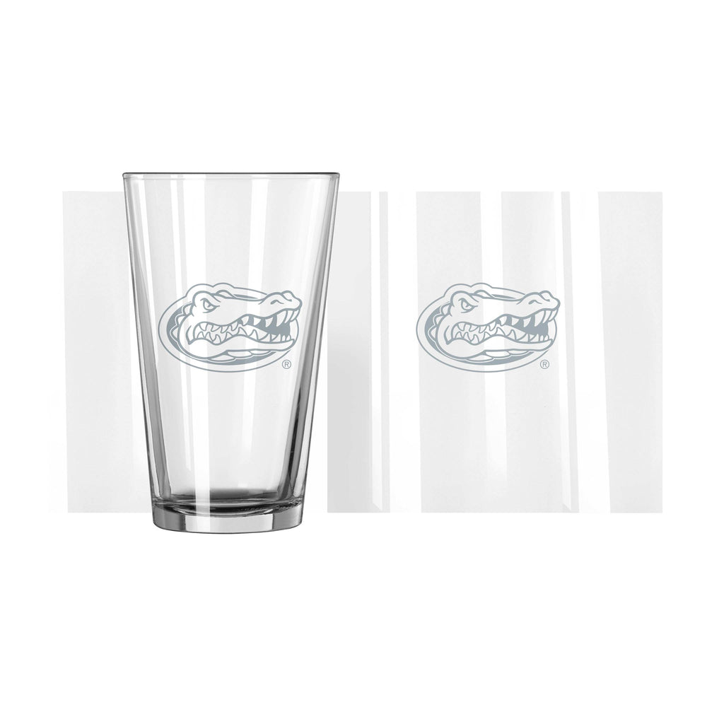 Florida 16oz Frost Pint Glass - Logo Brands - Flyclothing LLC