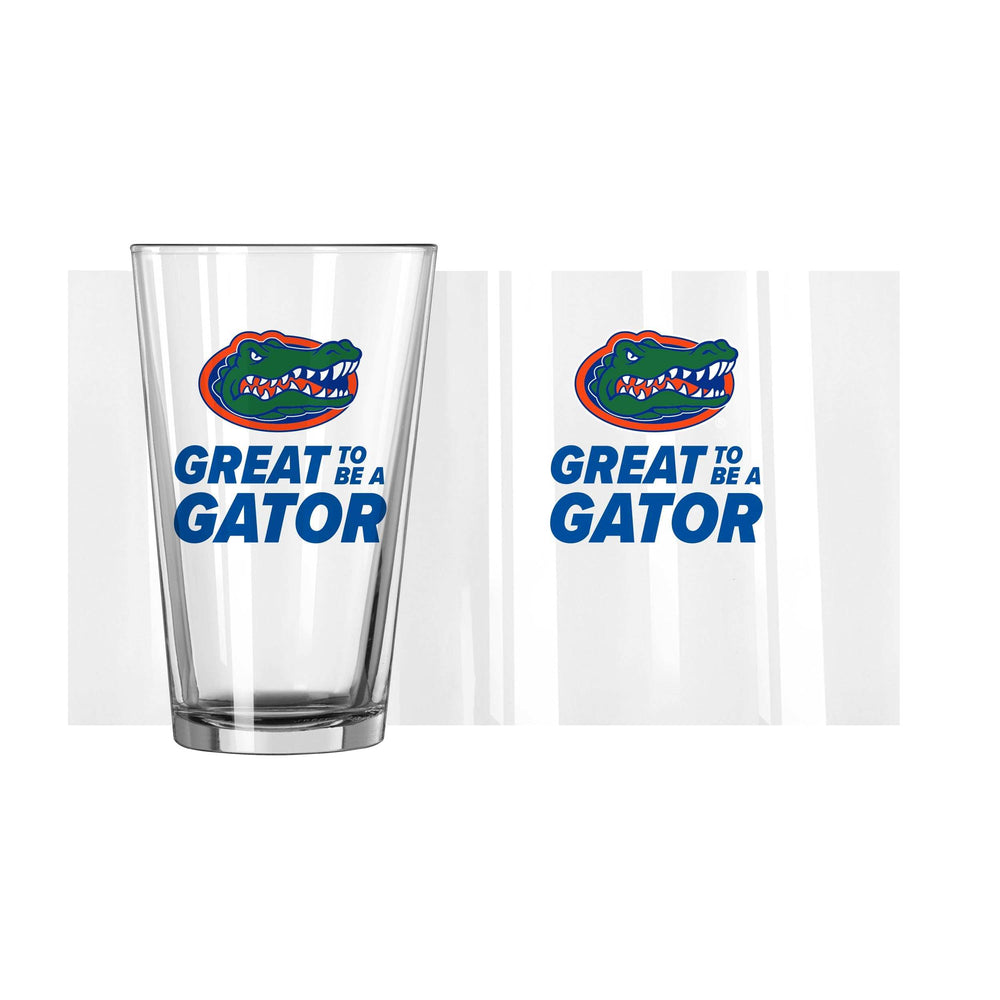 Florida 16oz Slogan Pint Glass - Logo Brands - Flyclothing LLC