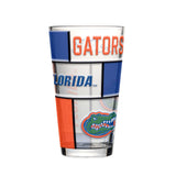Florida 16oz Quilted Stained Pint Glass - Logo Brands - Flyclothing LLC