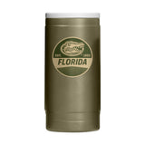 Florida Badge Powder Coat Slim Can Coolie - Logo Brands - Flyclothing LLC