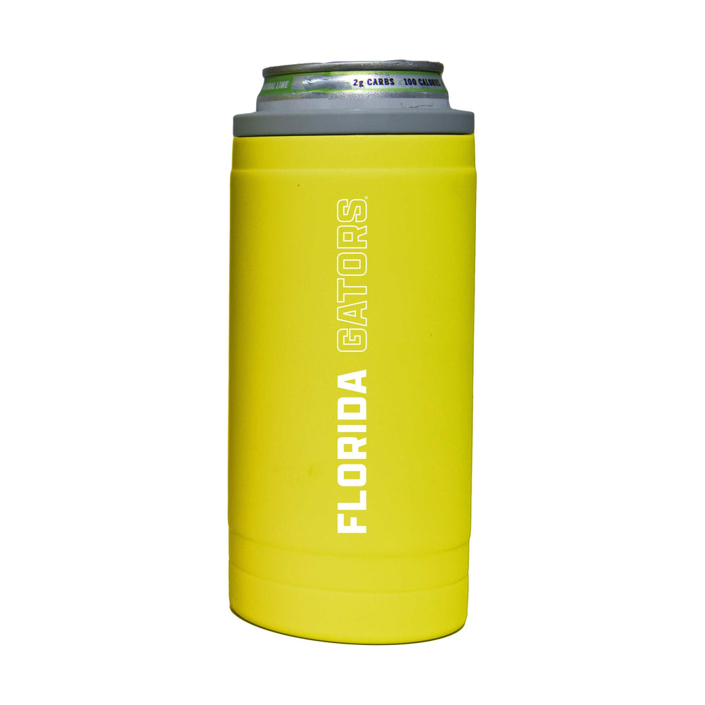 Florida 12oz Cru Stacked Soft Touch Slim Coolie - Logo Brands - Flyclothing LLC