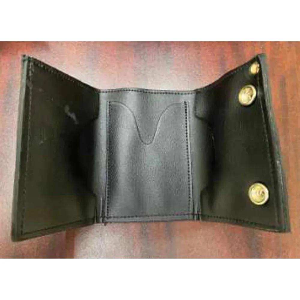 Mini Black Trifold Biker Chain Wallet - Unik Just for Bikers - Flyclothing LLC