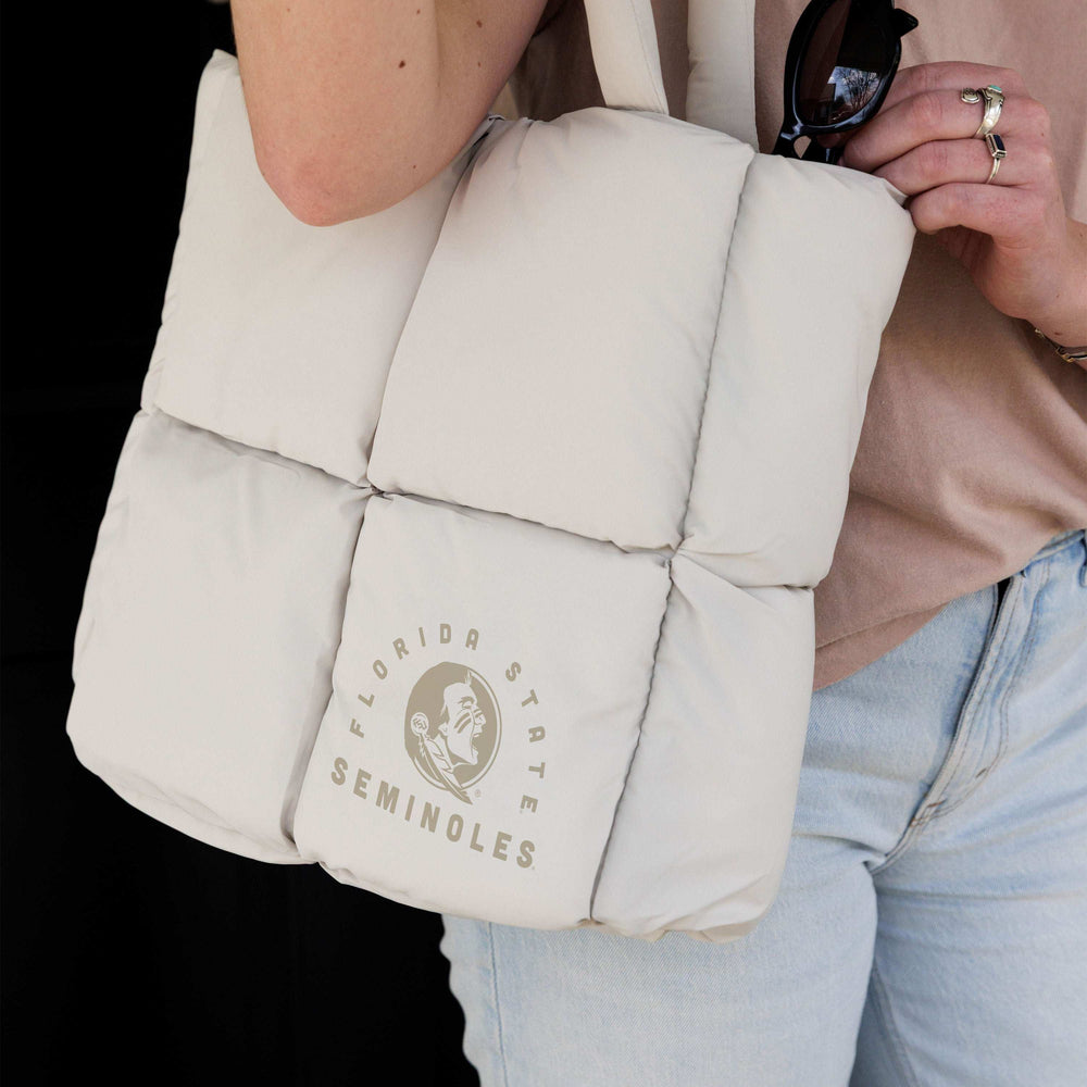 FL State Puff Tote - Logo Brands - Flyclothing LLC
