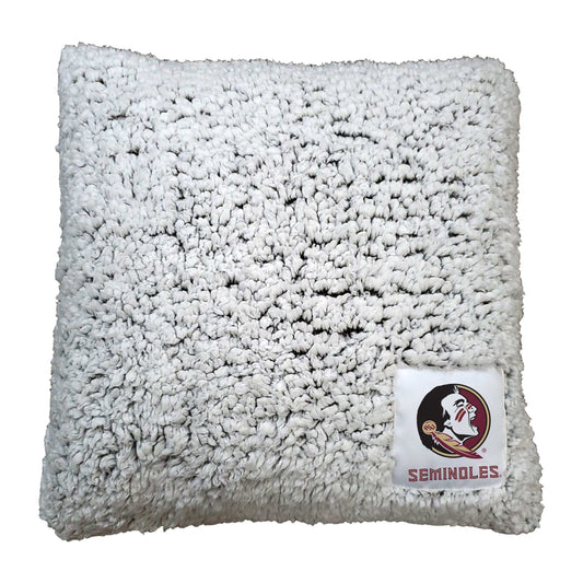 FL State Campus Colors Frosty Throw Pillow - Logo Brands - Flyclothing LLC