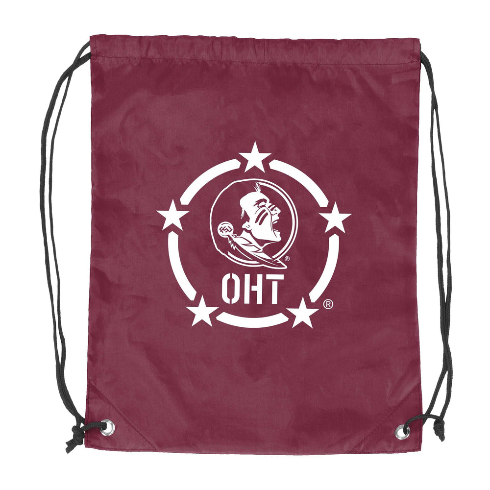 Florida State University Maroon Cruise Backsack f/ OHT CoBrand - Logo Brands - Flyclothing LLC
