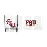 Florida State 14oz Letterman Rocks Glass - Logo Brands - Flyclothing LLC