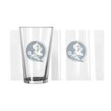 FL State 16oz Frost Pint Glass - Logo Brands - Flyclothing LLC