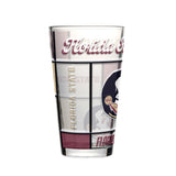 FL State 16oz Quilted Stained Pint Glass - Logo Brands - Flyclothing LLC