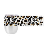 FL State 16oz Neutral Leopard Stainless Curved Beverage - Logo Brands - Flyclothing LLC
