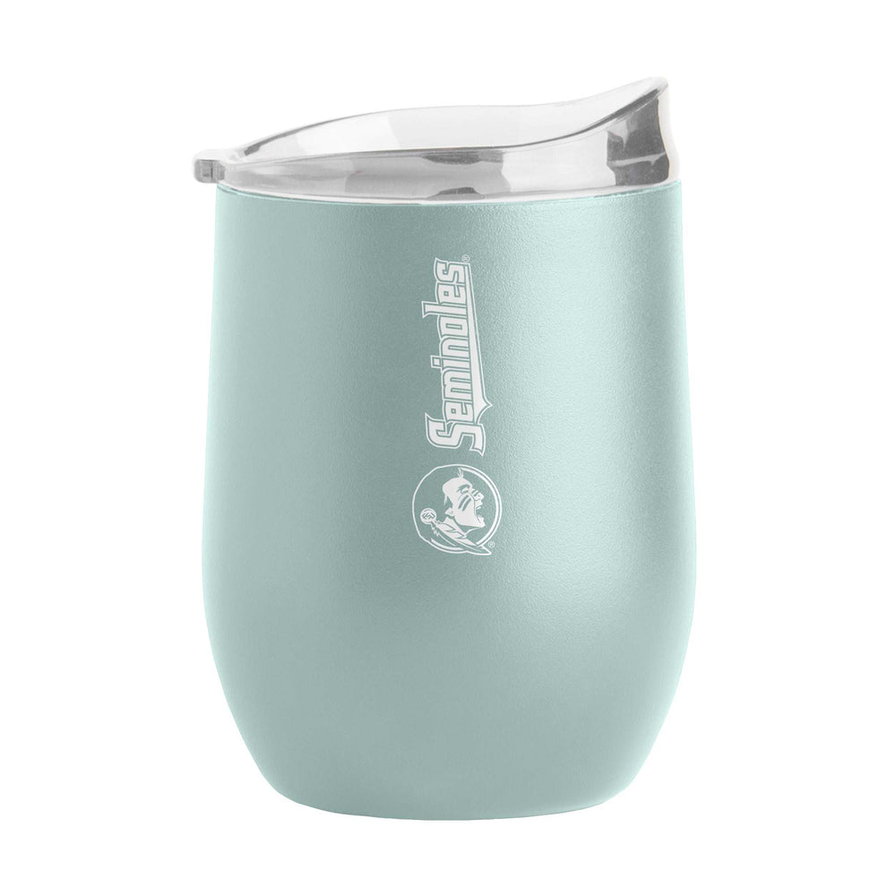 FL State 16oz Vertical Powder Coat Curved Beverage - Logo Brands - Flyclothing LLC