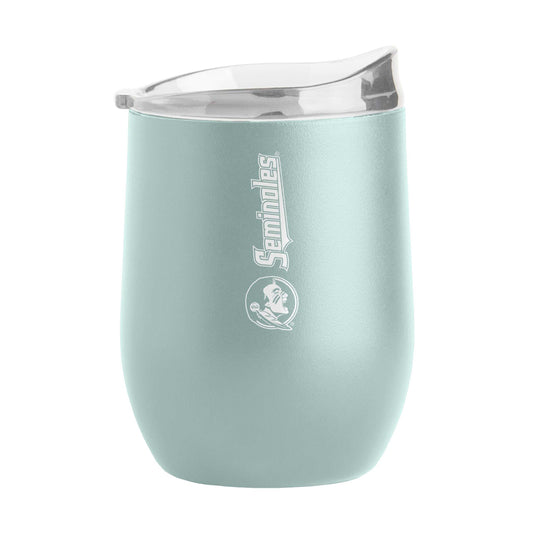 FL State 16oz Vertical Powder Coat Curved Beverage - Logo Brands - Flyclothing LLC