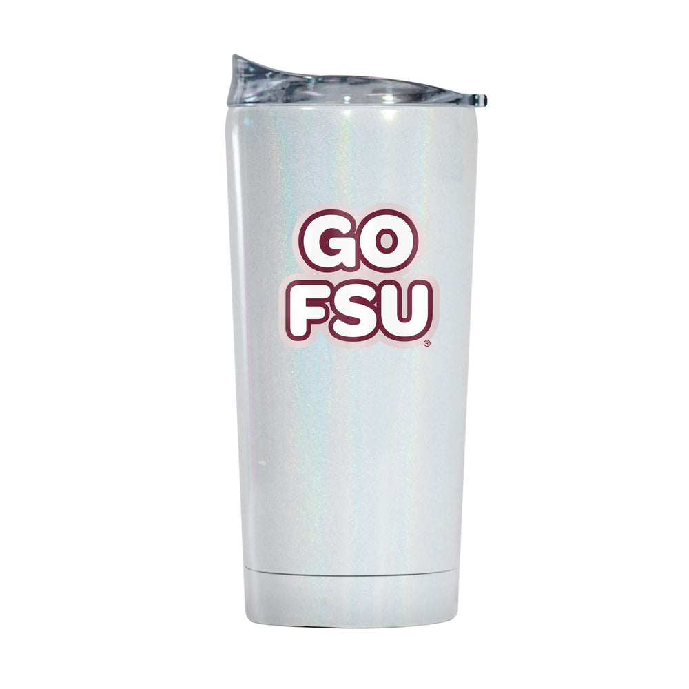 FL State 20oz Bubble Iridescent Tumbler - Logo Brands - Flyclothing LLC