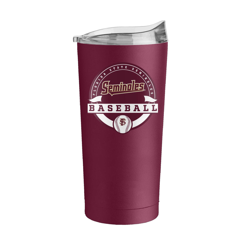 FL State 20oz Baseball Powder Coat Tumbler - Logo Brands - Flyclothing LLC