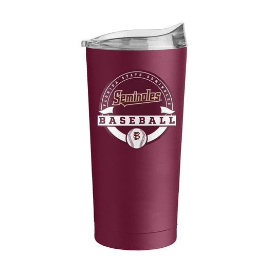 FL State 20oz Baseball Powder Coat Tumbler - Logo Brands - Flyclothing LLC