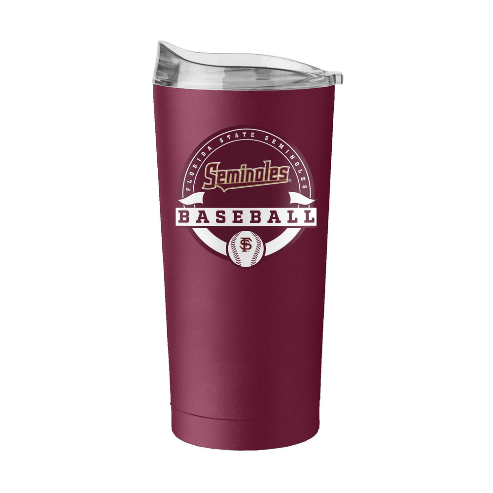 FL State 20oz Baseball Powder Coat Tumbler - Logo Brands - Flyclothing LLC