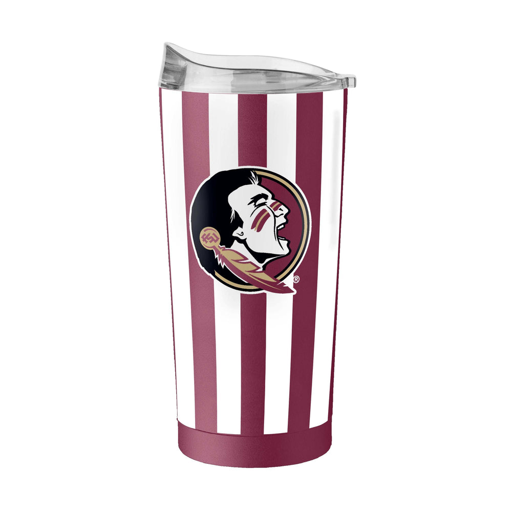 FL State 20oz Striped Powder Coat Tumbler - Logo Brands - Flyclothing LLC