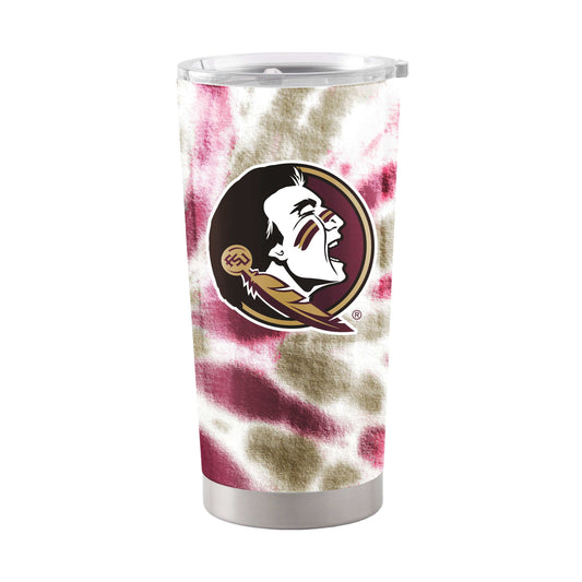 FL State 20oz Tie Dye Stainless Steel Tumbler - Logo Brands - Flyclothing LLC