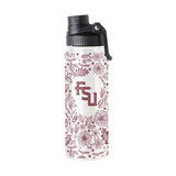 FL State 21oz Botanical Twist Top Water Bottle - Logo Brands - Flyclothing LLC